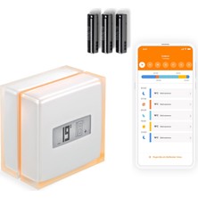 Netatmo Termostat Akıllı, Enerji Tasarruflu. Wifi - Bireysel Kazanlarla Uyumlu, NTH01-AMZ ile Isıtmayı Uygulama Aracılığıyla Uzaktan Kontrol Edin
