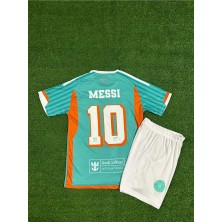 Inter Miami 2024/25 Yeni Sezon Lionel Messi Çocuk Forması (Turkuaz)
