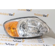 İTHAL Hyundai Accent Admire 2003-2005 Komple Far Sol Sarı Renk Elektrikli 9210125510