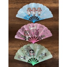 Gülümse Gel Çocuk Yelpazesi Ağlayan Bebek 1 Adet Kız Çocuk Yelpazesi Çocuk Yelpaze