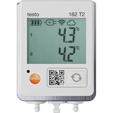 Testo 0572 1622 162 T2 Sıcaklık Dataloggerı Ölçülen Değişken Sıcaklık -50 Ila 150 °c Dahil. Duvar Desteği