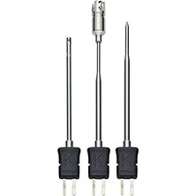 Testo 915I Sıcaklık Probu Seti, 3 x Tip K Prob