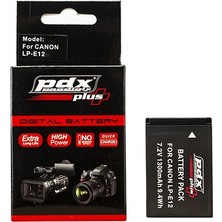 Pdx,canon ile Uyumlu LP-E12 Fotoğraf Makinesi Bataryası.