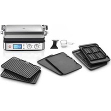 Braun Multigrill 9 Cg 9047 Izgaralı Temaslı Izgara, Düz ve Waffle Plakaları, Izgara Konumları: Temaslı, Barbekü, Fırın, 230° Maksimum Sıcaklık, Güçlendirme Işlevi