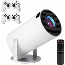 Mossem 4K Wireless Çift Kollu Kumandalı Oyun Projeksiyonu Retro Video Oyunu
