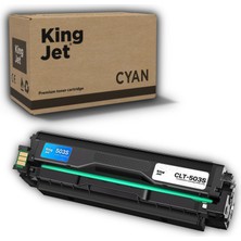 Kingjet Samsung Uyumlu CLT-C503S Standart Kapasiteli Mavi (Cyan) Çipli Muadil Toner | SL-C3060ND
