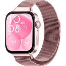 Forzacase Huawei Watch Fit 5 / Fit 5 Pro ile Uyumlu Metal Mıknatıslı Manyetik Kordon Kayış - FC634