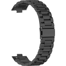 Forzacase Huawei Watch Fit 5 / Fit 5 Pro ile Uyumlu Metal Baklalı Kordon Kayış - FC1148