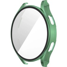 Colezium Watch 5 44MM Wall Camlı Kasa Ekran Koruyucu - Koyu Yeşil