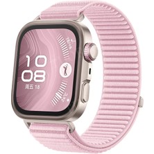 Forzacase Huawei Watch Fit 5/fit 5 Pro ile Uyumlu Wave Desen Hasır Örgü Cırtlı Kordon KAYIŞ-FC1127
