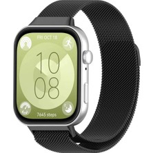 Forzacase Huawei Watch Fit 5 / Fit 5 Pro ile Uyumlu Metal Mıknatıslı Manyetik Kordon Kayış - FC634