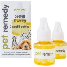Pet Remedy Doğal Sakinleştirici Difüzör Yedek Şişe 2X40 ml (Kedi, Köpek ve Tüm Evciller Için Kesintisiz Stres Giderici)