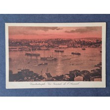 Edi Antik Osmanlı Dönem Dersaadet Kartpostal. Orijinal Dönemine Ait Arkası Yazısız. 9X14CM Nadir Dönem.