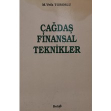 Kişisel Yayınlar Çağdaş Finansal Teknikler - M. Vefa Toroslu - 2.el Kitap