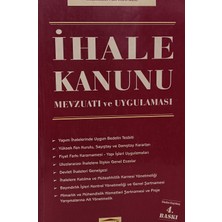 Kişisel Yayınlar Ihale Kanunu Mevzuatı ve Uygulaması - Muhittin Abacıoğlu - 2.el Kitap