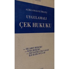 Kişisel Yayınlar Uygulamalı Çek Hukuku-Açıklamalı,içtihatli - Gönen Eriş-Yargıtay Üyesi - 2.el Kitap