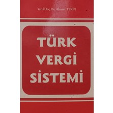 Kişisel Yayınlar Türk Vergisi Sistemi Ders Notları - Ahmet Tekin - 2.el Kitap