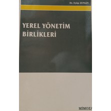 Kişisel Yayınlar Yerel Yönetim Birlikleri - Eyüp Zengin - 2.el Kitap