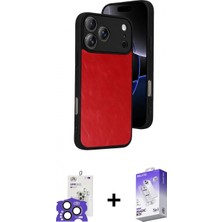 İlk El Grup Pilelistore™ iPhone 17 Pro Max Kılıf Kıvılcım Işık Serisi - Siyah Bilvis 5in1 3D Magic Cam Ekran Koruyucu + Bilvis Titan Kamera Lens - Nlgy