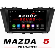 GÖZA-X Mazda 5   2010 2015 Multimedya Çerçevesi 9 Inç  Soketleri Içinde