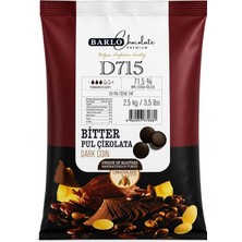 Barlo Chocolate Premium Bitter Pul Çikolata 2,5 kg (%71,5)