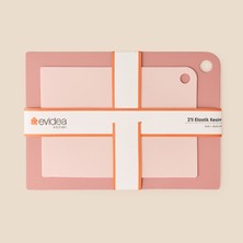 Evidea Kitchen 2'li Elastik Kesim Panosu - Pembe - 21X30 + 25X35 cm