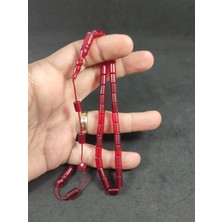 İskeçe Tesbih Ismail Karasapan Usta Eseri Bilek Boy (Küçük Boy) Kesme Model Zar Kehribar Sertifikalı 9860