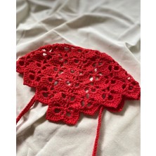 Ges Shop Kadın El Örgüsü Bandana Saç Aksesuarı
