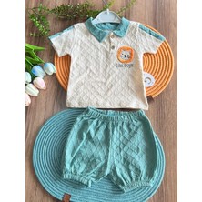 Saye Kids Aslan Desen Premıum Erkek Bebek Takım