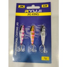 RYUJI Jig King Zebra Mix (3 Adet) 7 gr