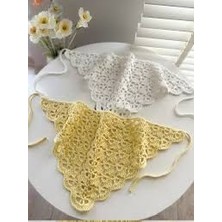 Ges Shop Kadın El Örgüsü Bandana Saç Aksesuarı