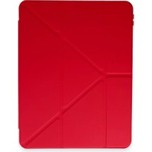 Armüz Xiaomi Pad 6 Kılıf Kalemlikli Mars Tablet Kılıfı - Kırmızı