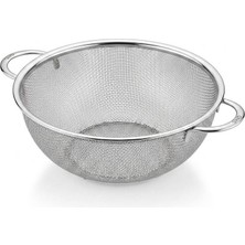 altabi Çelik Süzgeç Kulplu Paslanmaz Makarna - Sebze Süzgeci 25 cm