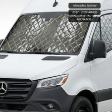 Camperial Motokaravan Ön ve Yan Camlar Için Isı Yalıtım Güneşlik Mercedes Sprinter