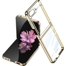 GKK Galaxy Z Flip 6 Kılıf Zore Full Camlı Kıpta Kapak