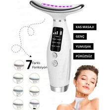 The Wlue Boyun ve Yüz Masaj Sıkılaştırıcı Cihaz | 7 Mod | Cilt Lifting & Nem Dengeleyici