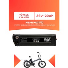 Electroll Kron Pacific Batarya 36V 20AH (Yüksek Kapasite) Güçlendirilmiş Elektrikli Bisiklet Bataryası