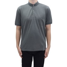 Santa Fistan Store Erkek Düz Klasik Kesim Rahat Kalıp Tek Cepli Polo Yaka T-Shirt