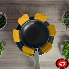Olur O Zaman Keçe Tava ve Tencere Koruyucu - Çizilme Önleyici Ayırıcı 6 Adet