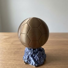 Riva Self Ballon D'or Altın Top Dünyanın En Iyi Futbolcusu Ödülü Koleksiyonluk Figür -16 cm