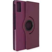 Colezium Pad 6 Kılıf 360 Tablet Deri Kılıf - Mürdüm