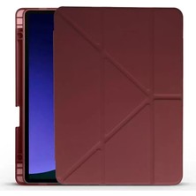 Armüz Huawei Honor Pad X9 11.5 Kılıf Kalemlikli Mars Tablet Kılıfı - Mürdüm