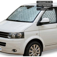 Camperial Motokaravan Ön ve Yan Camlar Için Isı Yalıtım Güneşlik Volkswagen T5 - T6