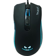 Rush RM44 12800 DPI Kablolu Pro Gaming Makrolu Oyuncu Mouse Oyun İçin RGB Aydınlatmalı