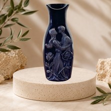 Atölye Sonart Romantik Çift Figürlü Dekoratif Vazo
