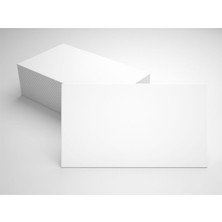Orbak Kağıtçılık Boş Kartvizit Boy 50 Adet Kalın Not Kağıdı 8x5 cm