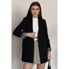 Moda Armanc Kadın Blazer Ceket Oversize Uzun | Lepoar Astarlı Klasik Şık Ofis & Günlük