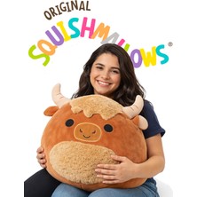 Squishmallows Peluş Boğa – Süper Yumuşak Sarılmalık Oyuncak 40 cm