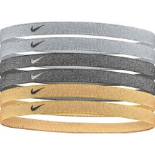 Nike N1002008-097 Sport Saç Bandı 6'lı Renkli Standart Beden Elastik Polyester