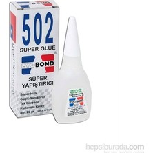 Evobond Evo Bond 502 Süper Yapıştırıcı 20 gr Orjinal Hızlı Yapıştırıcı Plastik Ahşap Seramik İçin